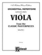 ORCHESTRAL REPERTOIRE #1 VIOLA cover